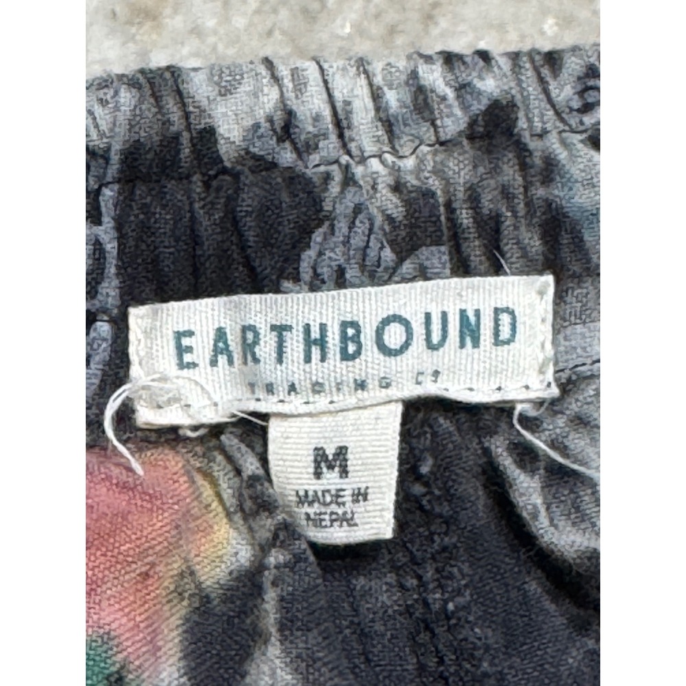 Earthbound Mushroom Cargo Pants Unisex Medium Cott Tie Dye Whimsygoth Fairycore - Picture 11 of 14
